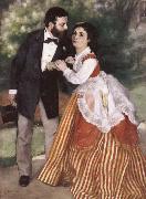 Pierre-Auguste Renoir Alfred Sisley and His wife Spain oil painting artist